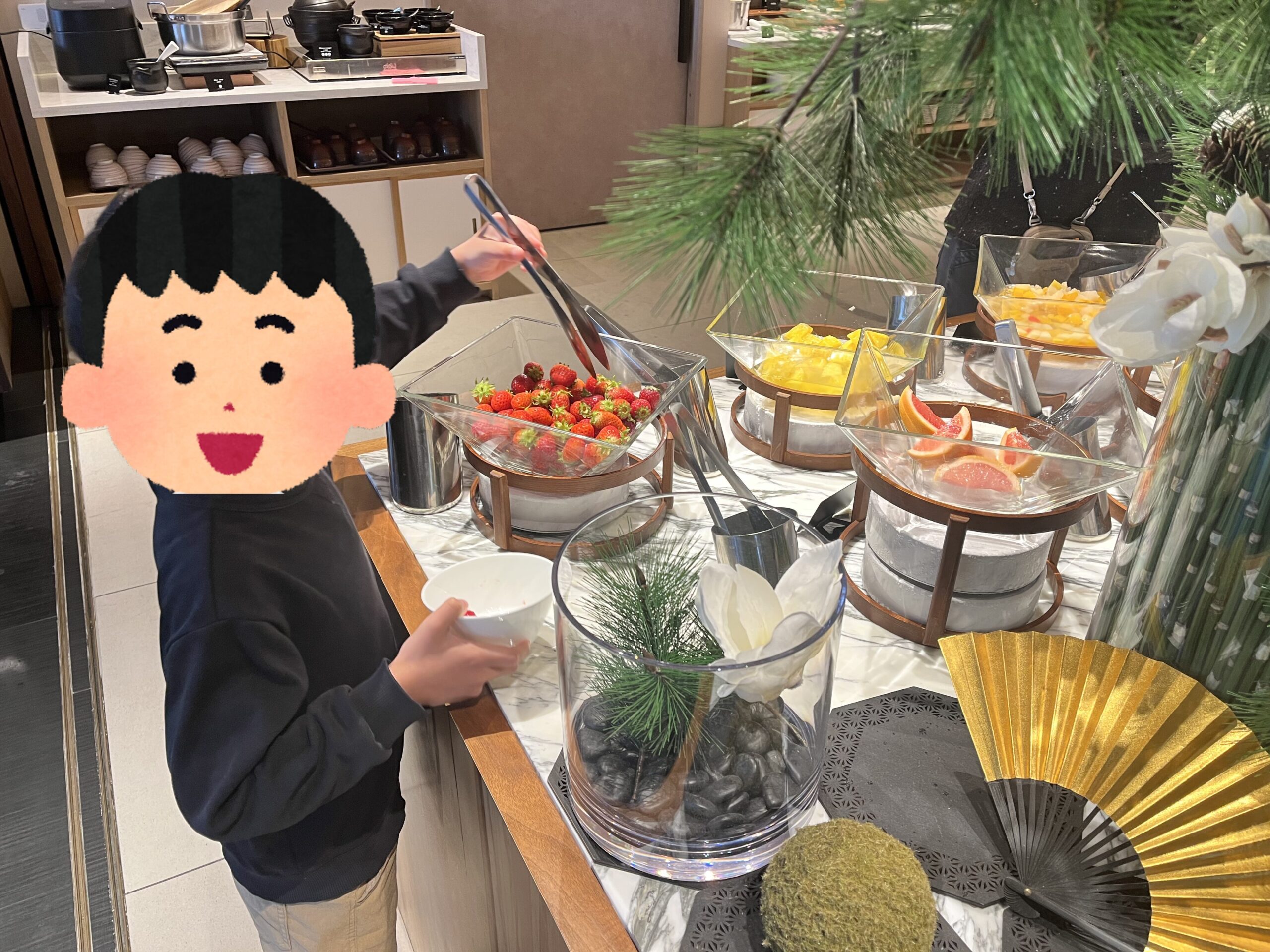 いちご狩りブッフェ