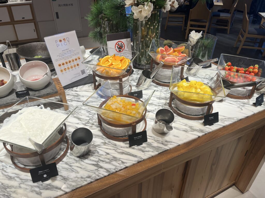 フルーツブッフェ