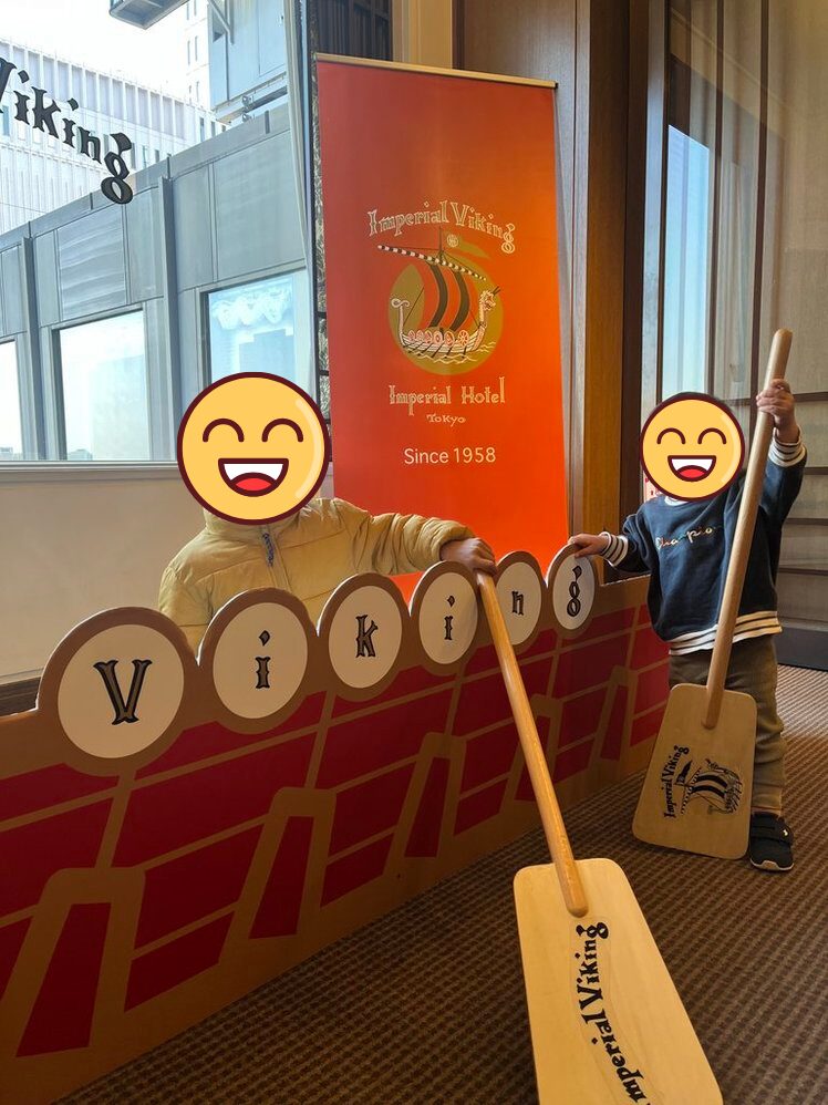 待ち時間に記念撮影