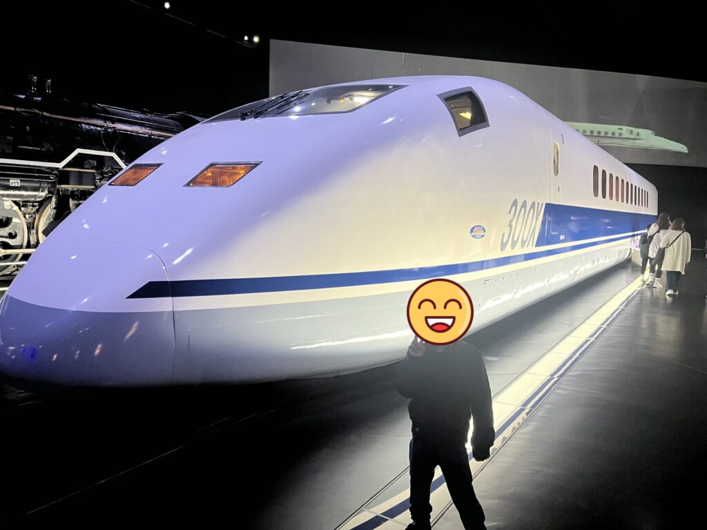 新幹線試験車に大興奮の息子