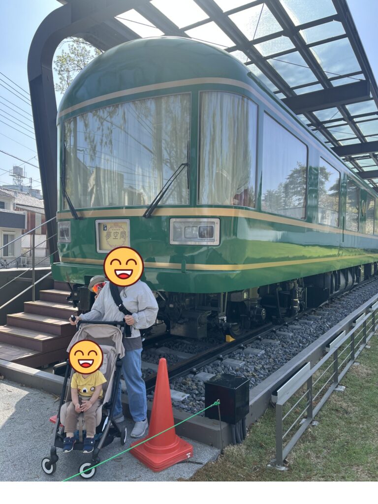 「夢空間」で家族写真